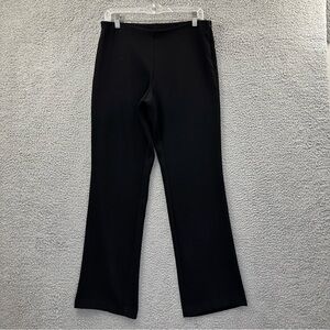 Eileen Fisher‎ Mid Rise Bootcut Crepe Pants Black Minimalist Career Wmn 6 x 32